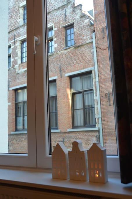Hippe Studio In Historisch Gebouw In Oude Centrum Antwerpen Eksteriør bilde